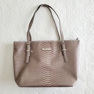 Nine West Gray Crocodile Handbag